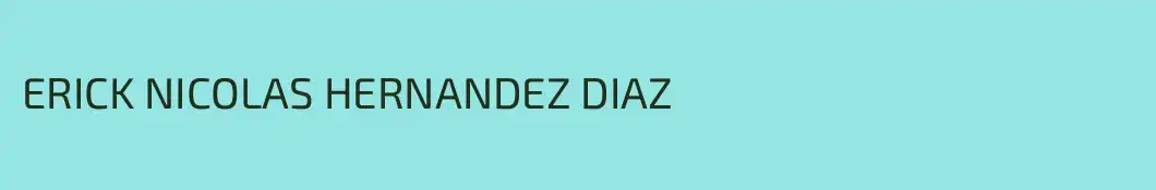 ERICK NICOLAS HERNANDEZ DIAZ